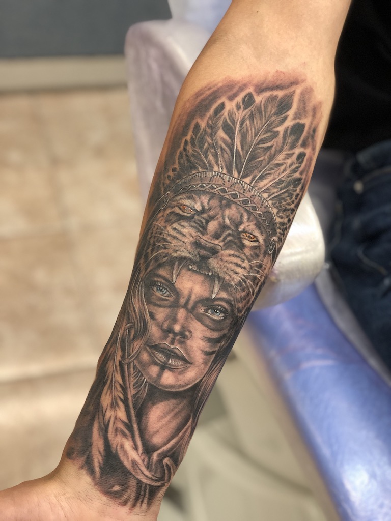 Tatuaje realizado en Lucifer Tattoo Tenerife