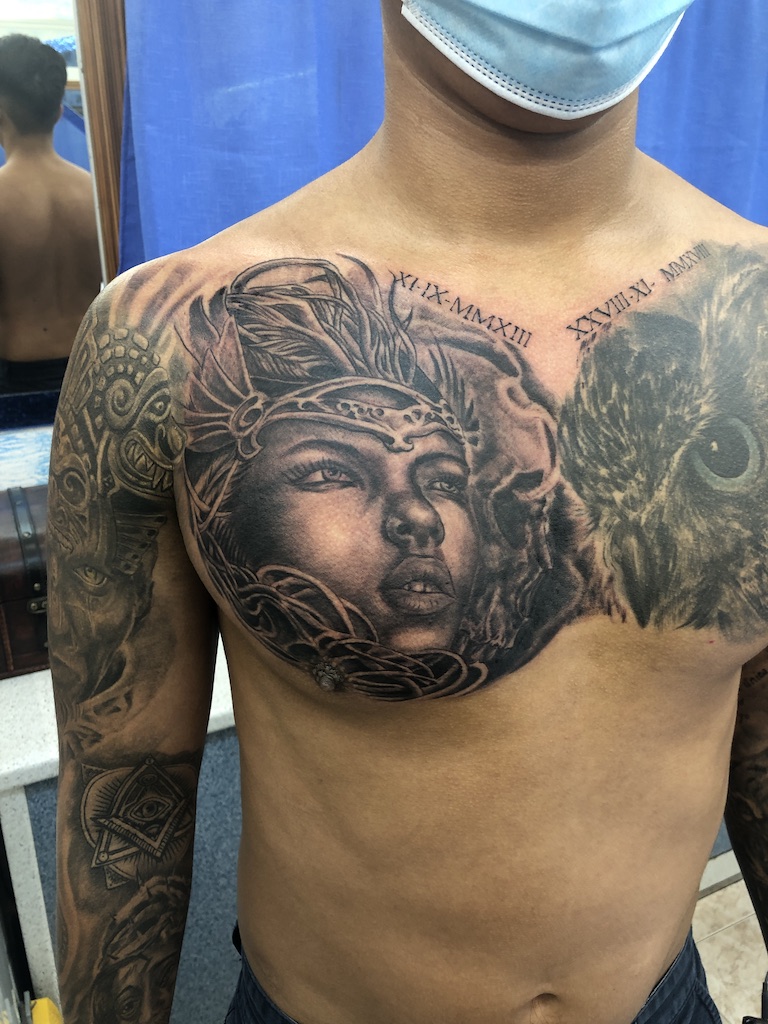 Tatuaje realizado en Lucifer Tattoo Tenerife